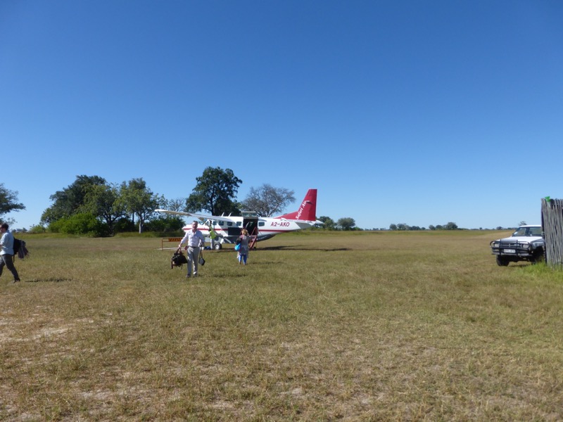 aereo okavango in botswana